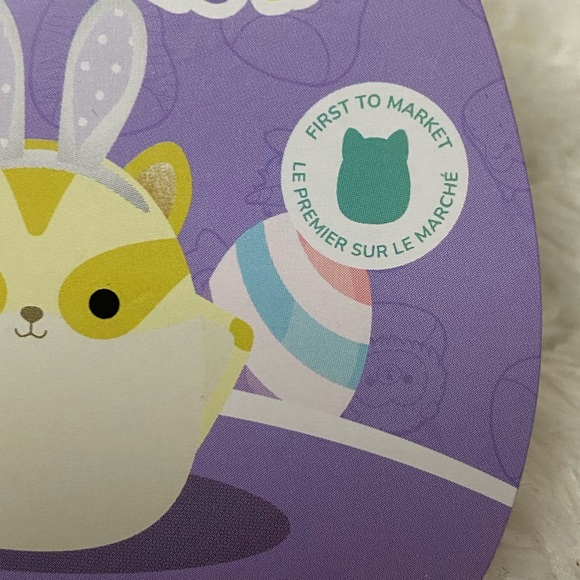 Squishmallows 5" Easter 2023 Nettie the Sugar Glider with Bunny Ears - Picture 5 of 5